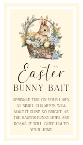 EAS-YEL-6-B3084 - EASTER - YELLOW - EASTER BUNNY BAIT TAG - 2" x 3.5": EAS-YEL-6-B3084 - EASTER - YELLOW - EASTER BUNNY BAIT TAG