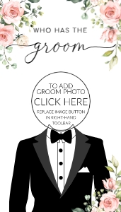 DAR-PNK-10-B3043 - DARCY PINK - WHO HAS THE GROOM CARDS - 2" x 3.5": DAR-PNK-10-B3043 - DARCY PINK - WHO HAS THE GROOM CARDS - GROOM CARD