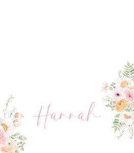 MIL-WHT-5-B3188 - MILLIE - WHITE - FOLDED PLACE CARD - 3.5" x 4": MIL-WHT-5-B3188 - MILLIE - WHITE - PLACE CARD