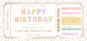 DOT-PMT-14-B2863 - DOT - PASTEL MULTI - CONCERT GIFT CERTIFICATE - DL: DOT-PMT-14-B2863 - DOT - PASTEL MULTI - CONCERT GIFT CERTIFICATE