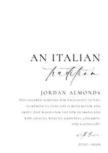 ELE-WHT-7-B3235 - ELLESMERE - WHITE - JORDAN ALMONDS SIGNS - PORTRAIT - A4: ELE-WHT-7-B3235 - ELLESMERE - WHITE - JORDAN ALMONDS SIGNS