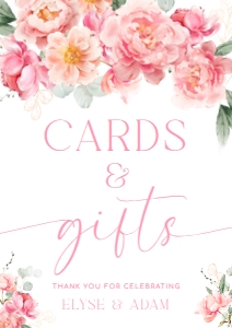 PIP-WHT-7-B3247 - PIPER - WHITE - CARDS AND GIFTS SIGN - A4: PIP-WHT-7-B3247 - PIPER - WHITE - CARDS AND GIFTS SIGN