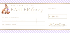STR-PUR-14-B3483 - STRIPE - PURPLE - EASTER CHEQUE CERTIFICATE - DL: STR-PUR-14-B3483 - STRIPE - PURPLE - EASTER CHEQUE CERTIFICATE