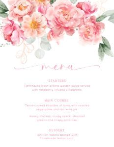 PIP-WHT-12-B3154 - PIPER - WHITE - MENU - 8.5" x 11": PIP-WHT-12-B3154 - PIPER - WHITE - MENU