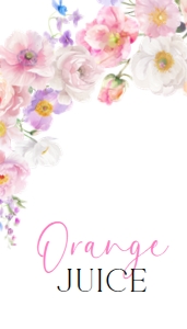 ELO-WHT-6-B3597 - ELOISE - WHITE - JUICE TAGS: ELO-WHT-7-B3601 - ELOISE - WHITE - MOMOSA BAR SIGN