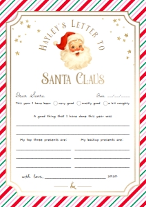 SAW-PMT-24-B3724 - SANTAS WORKSHOP - RED - LETTER TO SANTA - A4: SAW-PMT-24-B3724 - SANTAS WORKSHOP - RED - LETTER TO SANTA