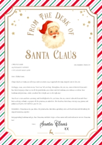 SAW-PMT-24-B3722 - SANTAS WORKSHOP - PINK - LETTER FROM SANTA - A4: SAW-PMT-24-B3722 - SANTAS WORKSHOP - PINK - LETTER FROM SANTA