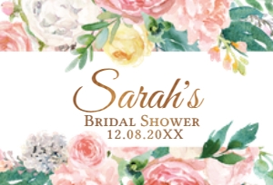 Blush Mini Champagne Label design preview
