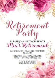 Pink Gold Flowers retirement: 673796904
