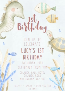 under the sea birthday: 871743323
