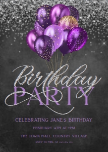 purple balloon: 825665193