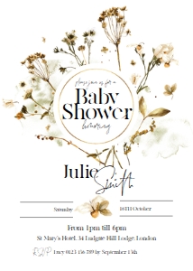 autumn baby shower: 1086248777
