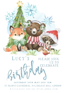 Christmas woodland Invite: 1284413432