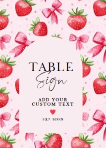 5x7 strawberry sign: 4310377318