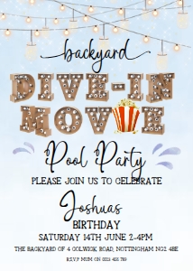 dive in movie night blue: 4321514274