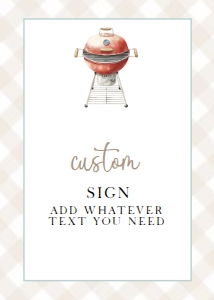 bbq sign: 4346761198