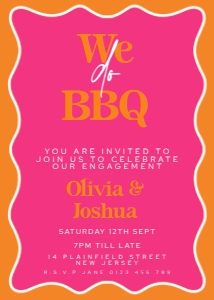 pink orange I do BBQ: 4349062207
