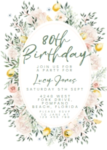 80th floral 2: 4360275080