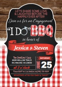 I Do BBQ - Red design preview