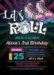 Rollerskate Birthday_GIRL design preview
