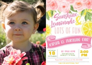 Lemonade Birthday_Photo design preview