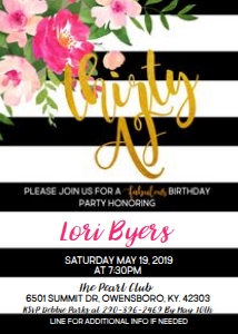 Thirty AF_Fabulous Invitation design preview