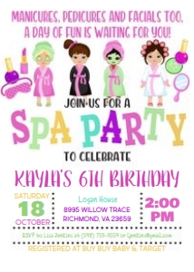 Spa Party Invitation_PPL_White design preview