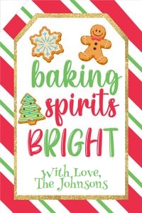 Baking Spirits Bright Tag design preview