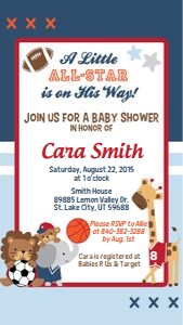 Future All Star Baby Shower_1080x1920 design preview