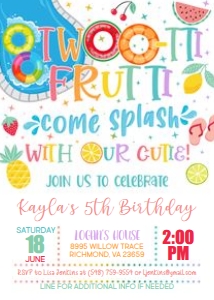 Twooti Fruitti Come Splash w/our Cutie design preview