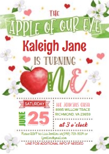 Apple of Our Eye_ONE_5x7_No Gingham design preview