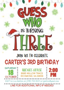 Grinch 3rd Birthday_5x7_Guess Who_White design preview