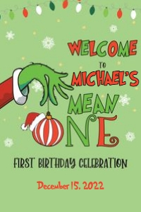 Grinch Welcome Sign_MEAN ONE_GREEN_20X30: Grinch Welcome Sign_MEAN ONE_Green