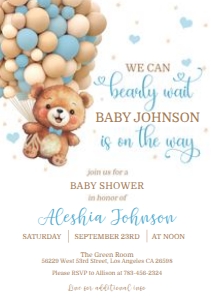 Teddy Bear_Bearly Wait_5x7_Boy design preview