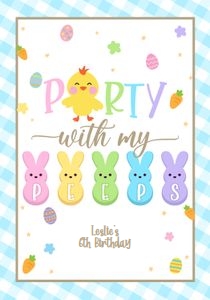Party with My Peeps_Capri Sun_Blue Gingham design preview