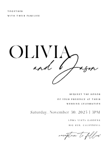 Custom Set - Invitation Suite Design 013 design preview