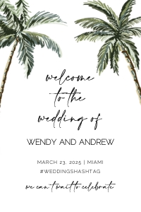 wendy - 20x30 welcome sign: wendy - 20x30 welcome sign