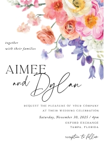 Spring Floral 2 - Invite Suite Opt 2 017 design preview