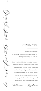 Table Thank You Card - Opt 2: Table Thank You Card - Opt 2