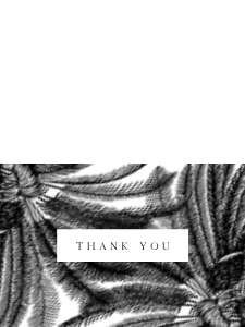 6x4 Folded Thank You Card design preview