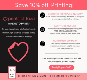 Save 10% off Printing!: Two the Moon WHITE Invitation