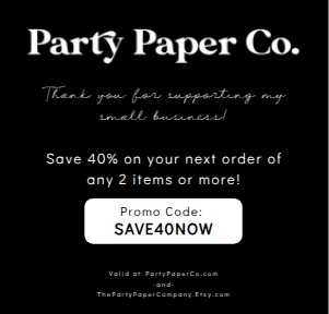 40% Coupon: Two the Moon WHITE Invitation