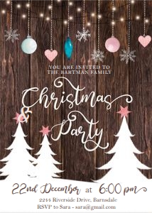 Lights and Ornaments Christmas Invitation: Lights and Ornaments Christmas Invitation