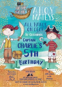 Pirate Birthday Invitation design preview