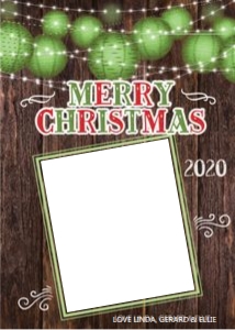 Green Lanterns Christmas Card: Green Lanterns Christmas Card