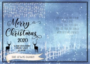 Winter Lights Christmas Card: Winter Lights Christmas Card