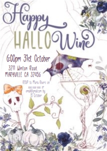 Happy Hallo Wine Purple Invitation: Happy Hallo Wine Purple Invitation