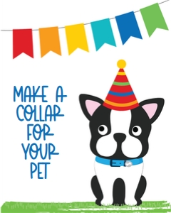 Puppy Party Signs Blue design preview