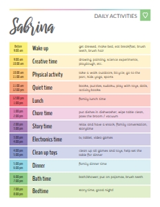 Daily-Planner-Multicolor design preview