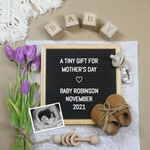Mothers-Day-Tulips-Pregnancy-Announcement: Mothers-Day-Tulips-Pregnancy-Announcement